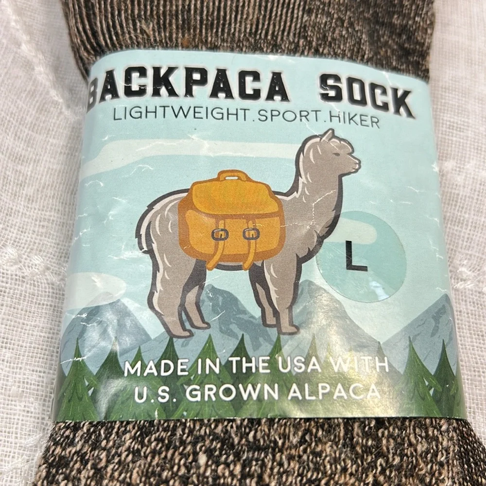 NWT Alpaca Socks made in USA stamped sz L